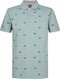 Petrol Industries - Heren All-over Print Polo Celestia - Blauw - Maat XL
