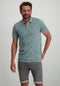 Petrol Industries - Heren All-over Print Polo Celestia - Blauw - Maat XL