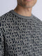 Petrol Industries - Heren All-Over Print Trui Frankfort - Blauw - Maat S