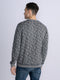 Petrol Industries - Heren All-Over Print Trui Frankfort - Blauw - Maat S