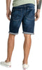 Petrol Industries - Heren Bullseye denim short - Blauw - Maat S