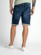 Petrol Industries - Heren Bullseye denim short - Blauw - Maat XXL