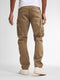 Petrol Industries - Heren Cargo Broek Shellfront - Bruin - Maat W34L34