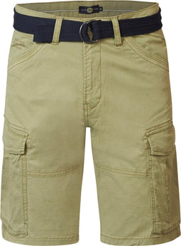 Petrol Industries - Heren Cargo Short met Riem Gulf Shores - Bruin - Maat L