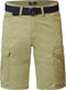 Petrol Industries - Heren Cargo Short met Riem Gulf Shores - Bruin - Maat L