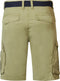 Petrol Industries - Heren Cargo Short met Riem Gulf Shores - Bruin - Maat L