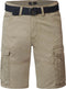 Petrol Industries - Heren Cargo Short met Riem Gulf Shores - Bruin - Maat L