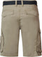Petrol Industries - Heren Cargo Short met Riem Gulf Shores - Bruin - Maat L