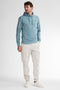 Petrol Industries - Heren Comfortabele Hoodie Driftwood - Blauw - Maat L