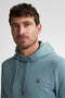 Petrol Industries - Heren Comfortabele Hoodie Driftwood - Blauw - Maat XXL