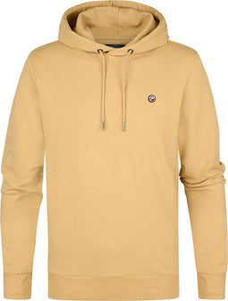 Petrol Industries - Heren Comfortabele Hoodie Driftwood - Geel - Maat S