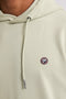Petrol Industries - Heren Comfortabele Hoodie Driftwood - Groen - Maat L