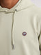 Petrol Industries - Heren Comfortabele Hoodie Driftwood - Groen - Maat L