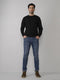 Petrol Industries - Heren Essential Crewneck Sweater - Zwart - Maat S