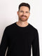 Petrol Industries - Heren Essential Crewneck Sweater - Zwart - Maat S