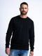Petrol Industries - Heren Essential Crewneck Sweater - Zwart - Maat S
