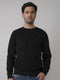 Petrol Industries - Heren Essential Crewneck Sweater - Zwart - Maat S