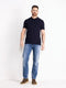 Petrol Industries - Heren Essential Polo - Blauw - Maat S