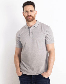 Petrol Industries - Heren Essential Polo - Grijs - Maat M
