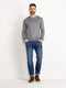 Petrol Industries - Heren Essential V-Neck Knit - Grijs - Maat XXXL