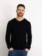 Petrol Industries - Heren Essential V-Neck Knit - Zwart - Maat S