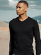 Petrol Industries - Heren Essential V-Neck Knit - Zwart - Maat S