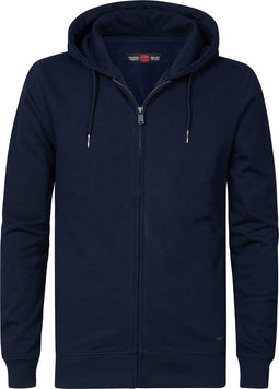 Petrol Industries - Heren Essential Zip Hoodie - Blauw - Maat S