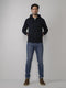 Petrol Industries - Heren Essential Zip Hoodie - Blauw - Maat S