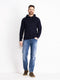 Petrol Industries - Heren Essential Zip Hoodie - Blauw - Maat S