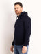 Petrol Industries - Heren Essential Zip Hoodie - Blauw - Maat S