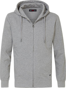 Petrol Industries - Heren Essential Zip Hoodie - Grijs - Maat S