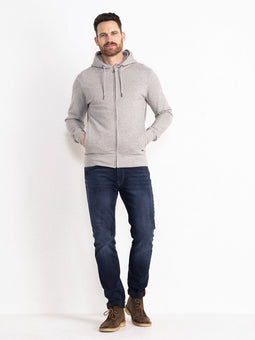 Petrol Industries - Heren Essential Zip Hoodie - Grijs - Maat XS