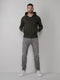 Petrol Industries - Heren Essential Zip Hoodie - Groen - Maat S