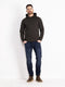 Petrol Industries - Heren Essential Zip Hoodie - Groen - Maat S