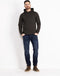 Petrol Industries - Heren Essential Zip Hoodie - Groen - Maat S