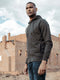 Petrol Industries - Heren Essential Zip Hoodie - Groen - Maat S