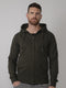 Petrol Industries - Heren Essential Zip Hoodie - Groen - Maat S