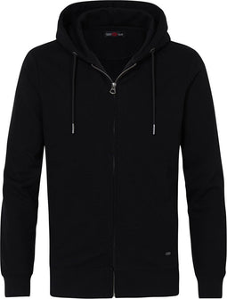 Petrol Industries - Heren Essential Zip Hoodie - Zwart - Maat S