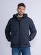 Petrol Industries - Heren Gevoerde Jas Northbrook - Blauw - Maat XL