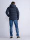Petrol Industries - Heren Gevoerde Jas Northbrook - Blauw - Maat XL