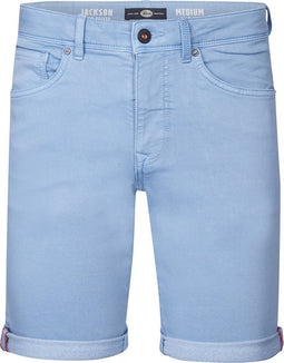 Petrol Industries - Heren Jackson Gekleurde Denim Short Coconut - Blauw - Maat XL