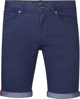 Petrol Industries - Heren Jackson Gekleurde Denim Short Coconut - Blauw - Maat XL
