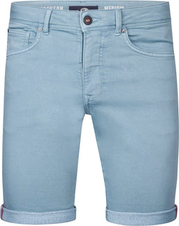 Petrol Industries - Heren Jackson Gekleurde Denim Short Coconut - Blauw - Maat XXL
