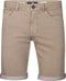 Petrol Industries - Heren Jackson Gekleurde Denim Short Coconut - Bruin - Maat M