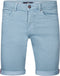Petrol Industries - Heren Jackson Gekleurde Denim Short Coconut - Blauw - Maat XXXL