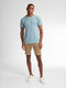 Petrol Industries - Heren Jackson Gekleurde Denim Short Coconut - Bruin - Maat XXL