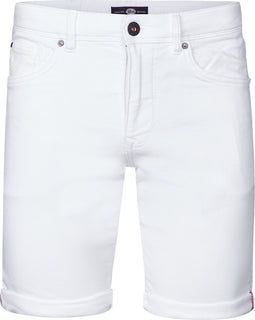 Petrol Industries - Heren Jackson Gekleurde Denim Short Coconut - Wit - Maat M