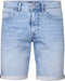 Petrol Industries - Heren Jackson Stretch Denim Short Sailfish - Blauw - Maat M