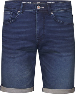 Petrol Industries - Heren Jackson Stretch Denim Short Sailfish - Blauw - Maat XL