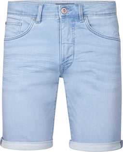 Petrol Industries - Heren Jackson Stretch Denim Short Sailfish - Blauw - Maat XXL